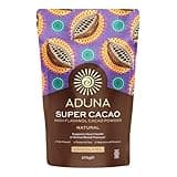 Aduna Super-Cacao Powder | Natural Raw Cocoa Powder | Natural High Flavanol Cacao for Heart Health & Gut Health | Vegan Chocolate for Hot Chocolate, Smoothies, Oats & Baking | 275g Resealable Pack
