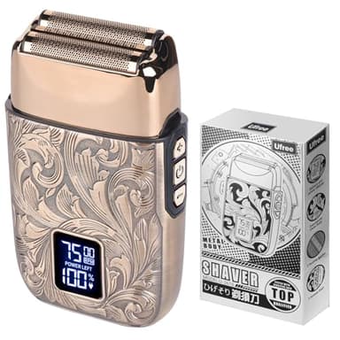 Ufree Close Shave Electric Foil Shavers for Men, 3-Speed Electric Razor, Bald Head Shavers, Face Shaving Beard Trimmer with LCD Display, Gifts for Men