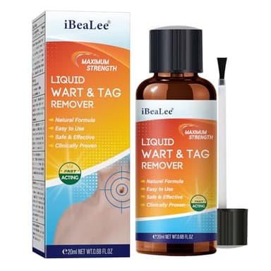 Skin Tag Remover, Fast Acting Wart Remover Freeze Off for Men and Women, Strong Wart Removal Liquid with 12% Salicylic Acid, Maximum Strength Skin Tag Removal Kit for Plantar Wart,Common Wart-A6
