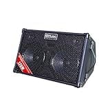 Coolmusic BP60D 120W Battery Powered Acoustic Guitar Amplifier,Portable Bluetooth Speaker with Reverb Chorus Delay Effect, 7 Inputs, (3-Year Warranty)