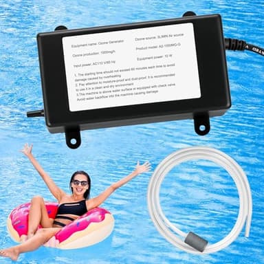 Fuceter Ozone Generator for Cold Plunge Tub, 1000mg/h Ozone Generator Water Keep Cold Plunge, Ice Bath, Spa, Hot Tub, Pool Clean and Fresh for Long Time