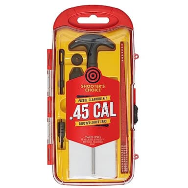 Shooter's Choice .45 Cal Sectional Rod Pistol Cleaning Kit
