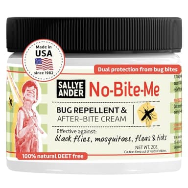 Natural Mosquito Repellent Lotion & Anti-Itch Cream - DEET-Free Bug Repellent for Kids, Infants & Adults - Insect Repellent with Essential Oils - Flea & Tick Repellent for Humans - Made in USA, 2oz