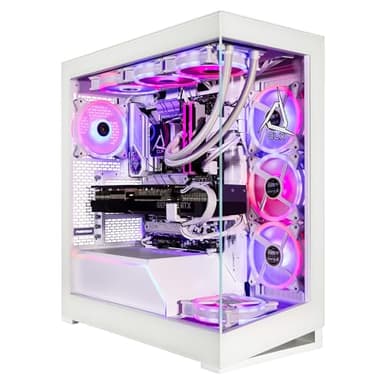 CLX Horus Gaming PC - Intel Core i9 14900KF 3.2GHz, GeForce RTX 4090, 2TB NVMe M.2 SSD, 6TB HDD, 64GB DDR5 RGB Memory, 360mm AIO, WiFi, Windows 11 Home, White