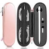 TITACUTE for Apple Pencil Case Carrying Case Hard Foam Zipper Shockproof Protective Travel iPencil Case Holder for Apple Pencil 1st Generation 2nd Gen for iPad 10 Pro Stylus Pen Charger Cable Adapter