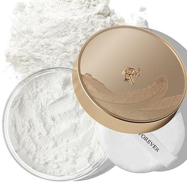 FV Translucent Powder Setting Powder, Lightweight & Long Lasting, Matte Finish with Sheer Shimmer, Oil-control and Talc-free, Loose Face Powder For All Skin Tones, 03 Shimmer Sheer