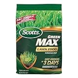 Scotts Green Max Lawn Food, Lawn Fertilizer Plus Iron Supplement for Greener Grass in 3 Days, 5,000 sq. ft., 16.67 lbs.