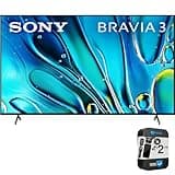 Sony BRAVIA 3 K43S30 43 inch 4K HDR Smart LED TV (2024) - (Renewed) Bundle with 2 Year Enhanced Protection Pack