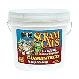Epic Scram for Cats Outdoor Organic All Natural Granular Animal Repellent Tablets Garden and Yard Protector, Repels with Scent, 6 Pound Bucket