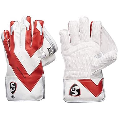 SG RSD Prolite Wicket Keeping Gloves | Leather | Men’s Size | Leather | Adult | Soft & Flexible Upper | PP Sheet for Extra Grip | Intermediate Level | Ideal for Ages 15+ | Comfortable Fit