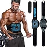 FDA Cleared - MHD TENS Muscle Stimulator - Dual TENS & PMS Functions, 12 Programs for Easy Abs Muscle Stimulation and Activation, Home Gym Use