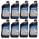 GM ACDelco 109326 0W-20 dexos1 Gen 3 Full Synthetic Motor Oil 1 Quart (8 pack)