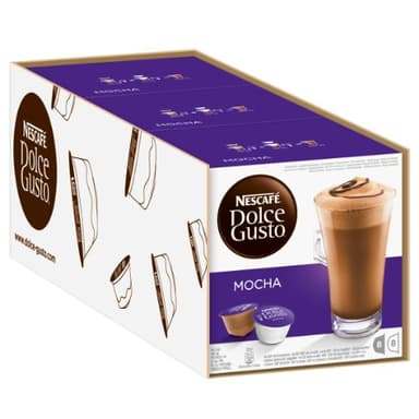 Nestle 'Mocha' for Dolce Gusto Coffee Capsules 16 Capsules (8 Servings)