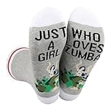 BWWKTOP Zumba Dancer Socks Zumba Lover Gifts Zumba Instructor Gifts Zumba Socks For Women Zumba Teacher Gifts (LOVES ZUMBA)