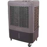 Portable Swamp Coolers - 3100 CFM MC37M Evaporative Air Cooler with 3-Speed Fan - Water Cooler Fan 950 sq. ft. Coverage High Velocity Outdoor Cooling Fan Swamp Cooler by Hessaire - Gray