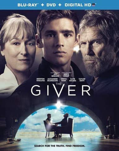 The Giver (Blu-ray/DVD, 2014, 2-Disc Set, Includes Digital Copy; Ultraviolet)