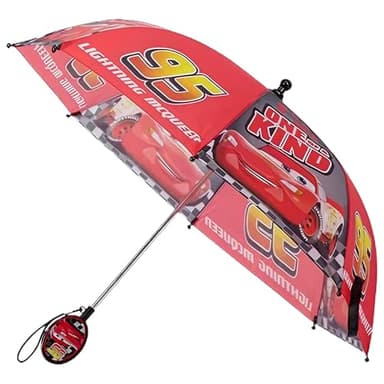 Disney Kids Umbrella, Lightning McQueen and Mickey Mouse Rain Wear For Boys Ages 3-6