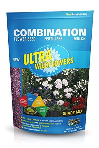 Amturf 44345 Ultra Wildflower Shady Mix, 1.75 Pounds