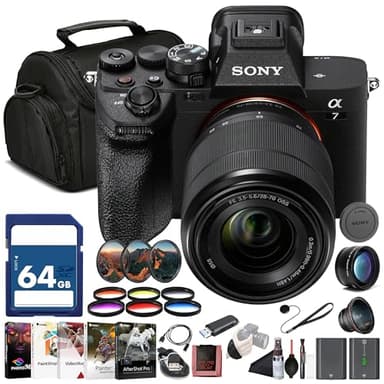 Sony α7 IV Mirrorless Camera with 28-70mm Lens & Filter Kit Bundle