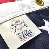 American Flag 3x5-100% Made In USA using Tough, Long Lasting Nylon Built for Outdoor Use, Featuring Embroidered Stars and Sewn Stripes plus Superior Quadruple Stitching on Fly End