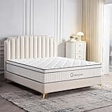 Gsleepee Queen Mattress, 10 Inch Queen Size Mattress in a Box, Gel Memory Foam Hybrid Mattress for Motion Isolation, Soft and Comfortable, Pressure Relief, Medium Firm Support