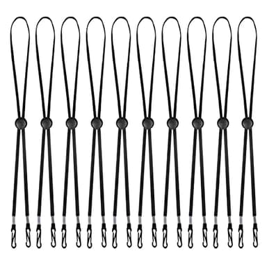10 Pack - Mask Lanyard，Ear Pressure Relief Comfort，Adjustable Length，Suitable for Adult Kids mask Lanyard，Mask Holder