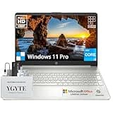 HP 15.6 Laptop Computer, Microsoft Office Lifetime, College Students Business Laptop 15 Inch FHD, Intel 6-Core i3 Notebook PC,16GB RAM 1TB SSD+512GB PSSD, Windows 11 Pro,Copilot AI,10-Key Nubmer Pad