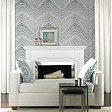 York Wallcoverings Candice Olson PSW1421RL Mist Blue Onyx Strata Premium Peel and Stick Wallpaper