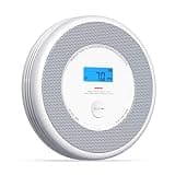 X-Sense Combination Smoke and Carbon Monoxide Detector with Voice Alerts, Smoke Detector Carbon Monoxide Detector Combo with Replaceable Battery, XP0A-SR, 1-Pack