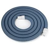 OSMOFUZE Pool Vacuum Hose, Heavy Duty Manual Swimming Pool Cleaner Hose With Swivel Cuff for Above Ground and Inground Pools, 1-1/2 Inch x 18 Ft