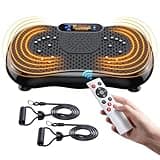 Vibration Plate Exercise Machine, PBYRD Lymphatic Drainage Machine for Weight Loss, Full Body Workout Vibrate Fitness Platform, Helps Toning Shaping Wellness Home Gyms Workout - Max User Weight 330lbs