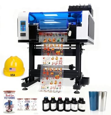 indhnx High-Speed Dual-Head UV Printer with F1080 Printheads, Roll-to-Roll Batch Printing, Professional Industrial UV Printing Machine, Multi-Material Compatible, Customizable