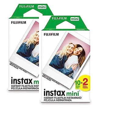 Fujifilm Instax Mini Instant Film, 2 x 10 Shots X 2Pack (Total 40 Shots) Value Set