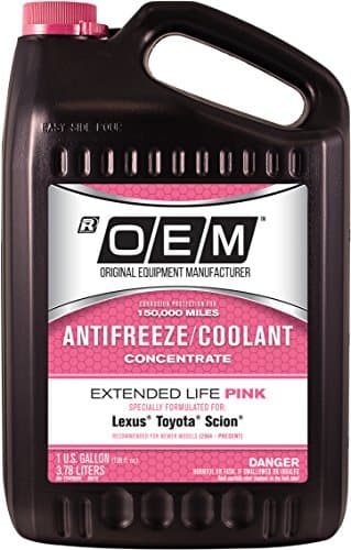 Recochem OEM 86-174POEM Pink Premium Antifreeze Concentrate Extended Life PINK, 1 gallon, 1 Pack , BROWN
