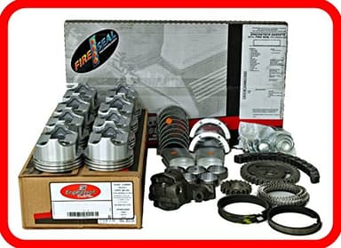 Engine Rebuild Overhaul Kit FITS: 1967-1985 Chevrolet SBC GM 350 5.7L OHV V8 w/Flat-Top Pistons