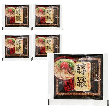 sugimura-ya Japanese Tonkotsu Ramen Soup Base 1.58oz(45g) Pack of 5