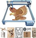 SCULPFUN S10 Laser Engraver, 10W Optical Power Laser Engraving Machine with Air Assist Nozzle, Higher Speed Higher Accuracy CNC Laser Cutter for Wood and Metal