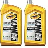 Pennzoil Platinum Full Synthetic 5W-30 Motor Oil (1-Quart, Single) (Pack of 2)