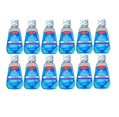 Crest Pro-Health Clean Mint Multi-Protection Mouthwash (Mouthrinse), Travel Size 1.2 oz (36 ml) - Pack of 12