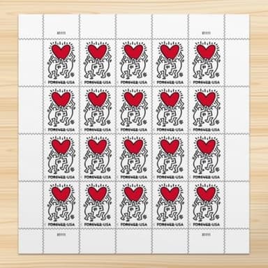 United States Postal Service Love 2025 Postage Stamps (Sheet of 20)