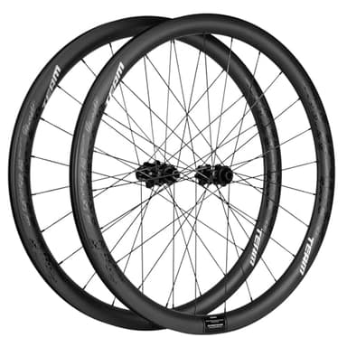Superteam Gravel Carbon Wheelset 38/45mm Depth Disc Brake Tubeless, Carbon Wheels Fit for 8-12 Speed Center Lock with 6 Bolt Adaptor (38mm Depth 31mm Width, for Shim 8-12 Speed-Thru Axle Type)