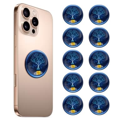 10 Pcs Phone Protection Stickers Neutralizers for Smart Phones/Tablets/Laptops/Computer/WiFi/Priner/TV Electronic Devices