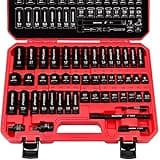 49-Piece SAE and Metric Impact Socket Set with Extension Bars - For High Durability Impact Wrench