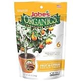 Jobe’s Organics Garden Fertilizer Spikes, Easy Plant Care Fertilizer for Fruit and Citrus Plants and Trees, 6 Count