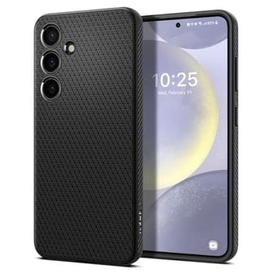 Spigen for Galaxy S24 Plus Case, Liquid Air [No Magnet Ring] [Military-Grade Protection] - Matte Black