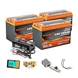 Enjoybot 36V 150Ah LiFePO4 Lithium Golf Cart Battery Conversion Kit - 3 X 12V 150Ah Group 31 LiFePO4 Battery Self-Heating, Built-in 150A BMS and Bluetooth, 5760W Load Power with 6000+ Cycles