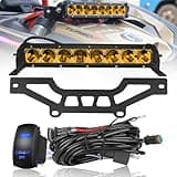Chelhead Yellow Can Am X3 Light Bar Shock Tower Mount Compatible with Rocker Switch Wiring Harness 40W Spot Beam with Can-Am Maverick X3 & X3 Max X RS Turbo R,Canam x3 Accessories
