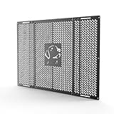 RV Screen Door Grille,Dog Friends Design, Aluminium Alloy Material Protects Screen Door from Damage, Adjustable Width Ranging from 21"- 29.5", for Entry Screen Door Grille on RV, Trailer