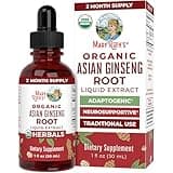 MaryRuth Organics Herbal Supplement Drop, Antioxidant, Boost Energy, Pack of 1, Ginseng Root for Vitality, Supports Focus and Endurance, Vegan, Non-GMO, Gluten Free, 1 Fluid Ounces