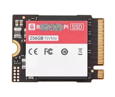 Official Raspbery Pi SSD, 256GB High-Speed Solid State Drives, Complies with PCIe Gen 3 Standard, Suitable for Raspbery Pi 5 (RPi SSD 256G)